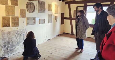 Visite peinture murale cabane des bangards