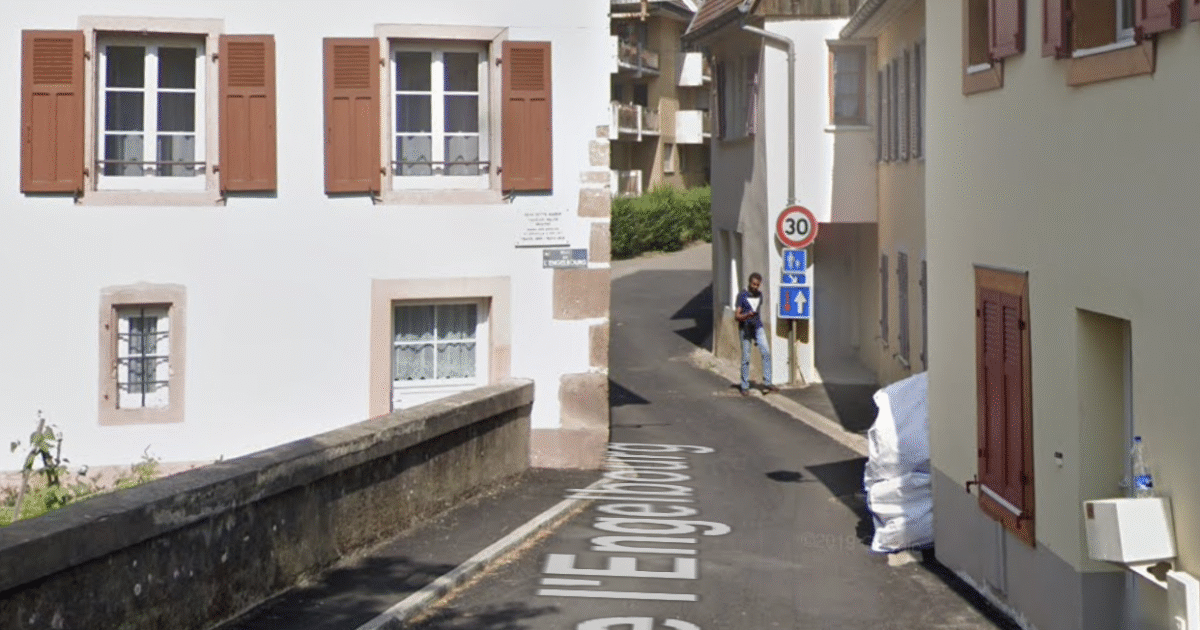 Travaux mur au 1 rue de l'Engelbourg à Thann